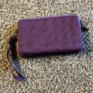 Purple Women's Wristlet Thirty One